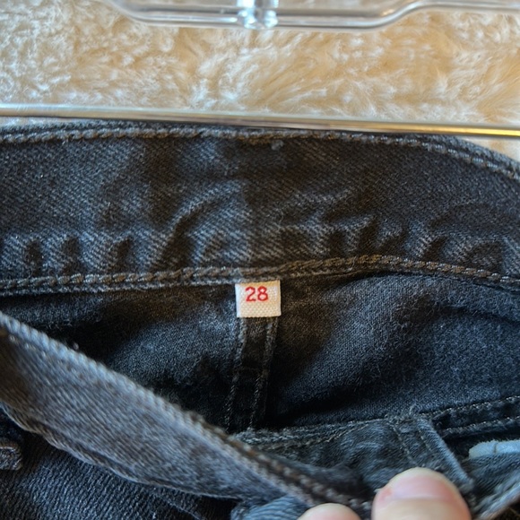 Levi’s 501 Black Cut-Off Mini Skirt - Picture 4 of 4